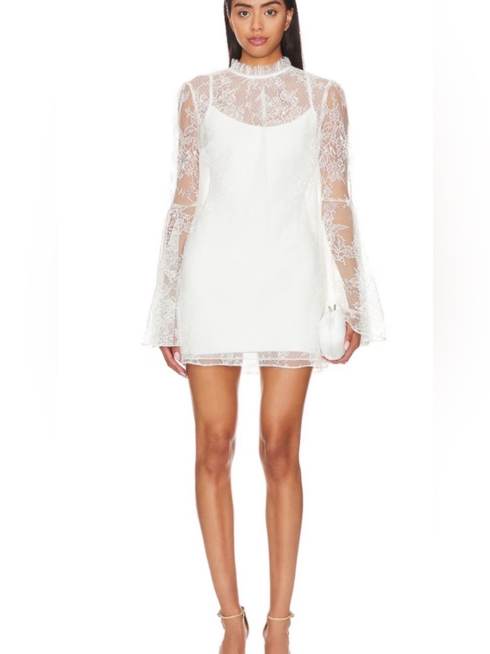NWT KATIE MAY X REVOLVE LEILANI DRESS IN IVORY